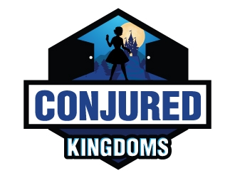 Conjured Kingdoms  logo design by Boomstudioz