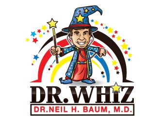 Neil H. Baum, M.D. is Dr. Whiz logo design by Godvibes