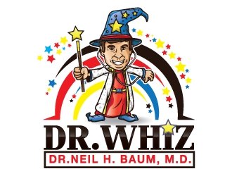 Neil H. Baum, M.D. is Dr. Whiz logo design by Godvibes
