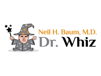 Neil H. Baum, M.D. is Dr. Whiz logo design by Boomstudioz