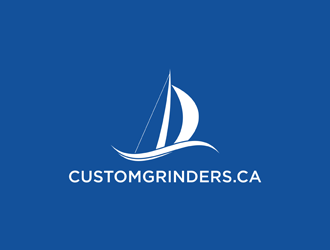 CustomGrinders.ca logo design by alby