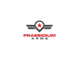Praesidium Arms logo design by logogeek