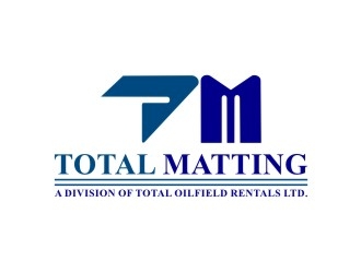 Total Matting A division of Total Oilfield Rentals logo design by bricton