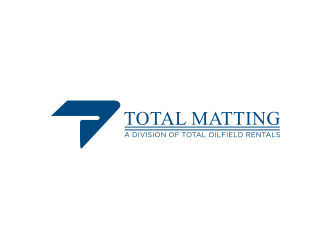 Total Matting A division of Total Oilfield Rentals logo design by yeve
