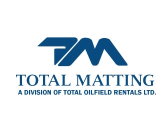 Total Matting A division of Total Oilfield Rentals logo design by Webphixo