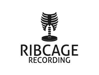 Ribcage Recording logo design by fastsev