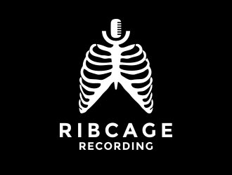 Ribcage Recording logo design by aldesign
