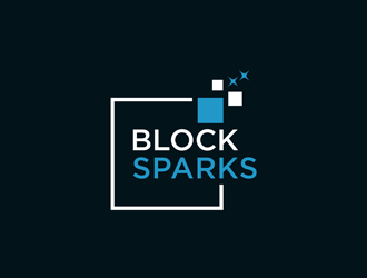 Blocksparks logo design by alby
