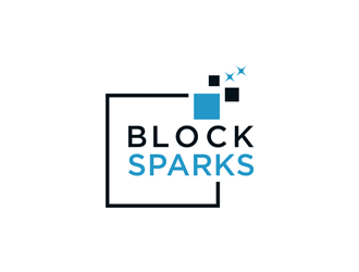 Blocksparks logo design by alby