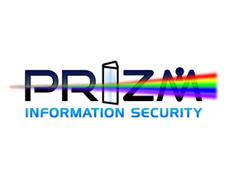 Prizm Information Security logo design by uttam