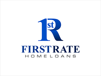 First Rate Home Loans logo design by hole