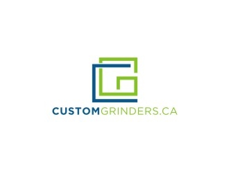 CustomGrinders.ca logo design by bricton