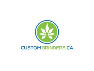 CustomGrinders.ca logo design by Gaze