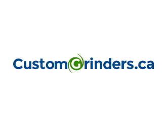 CustomGrinders.ca logo design by aldesign
