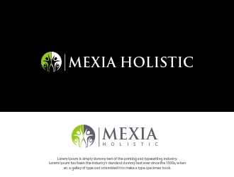 MEXIA HOLISTIC logo design by sarfaraz