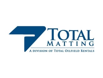 Total Matting A division of Total Oilfield Rentals logo design by J0s3Ph