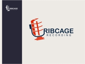 Ribcage Recording logo design by linkcoepang