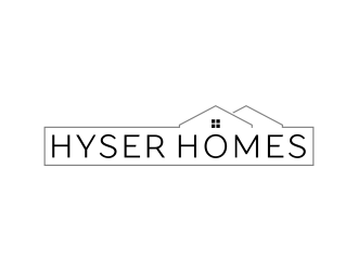 Hyser Homes logo design by pakNton