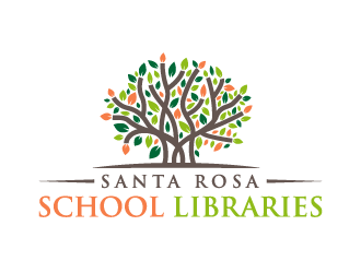 Santa Rosa School Libraries logo design by akilis13