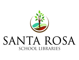 Santa Rosa School Libraries logo design by jetzu