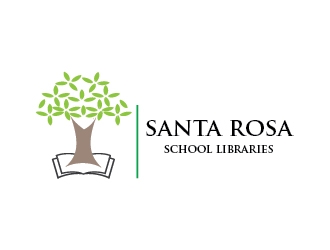 Santa Rosa School Libraries logo design by bcendet