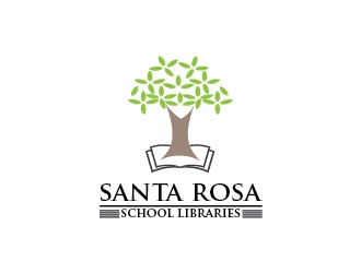 Santa Rosa School Libraries logo design by bcendet