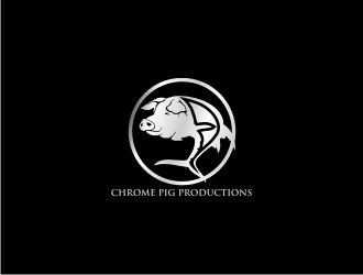 Chrome Pig Productions logo design by BintangDesign