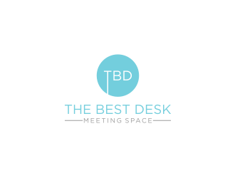 TBD (the best desk) Meeting Space logo design by mbamboex