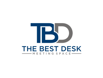 TBD (the best desk) Meeting Space logo design by agil
