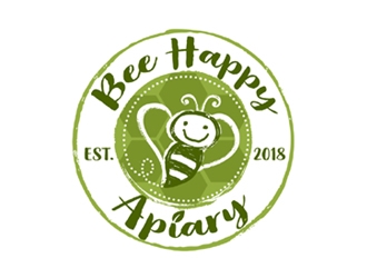 Bee Happy Apiary logo design by ingepro