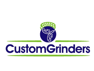 CustomGrinders.ca logo design by PMG