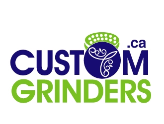 CustomGrinders.ca logo design by PMG