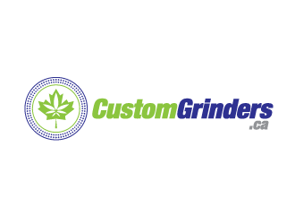 CustomGrinders.ca logo design by akupamungkas