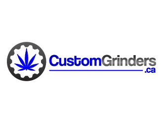 CustomGrinders.ca logo design by jaize