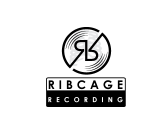 Ribcage Recording logo design by tec343