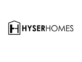 Hyser Homes logo design by MAXR