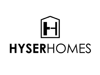 Hyser Homes logo design by MAXR