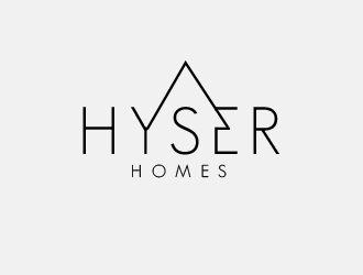 Hyser Homes logo design by BeDesign