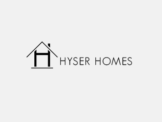 Hyser Homes logo design by BeDesign