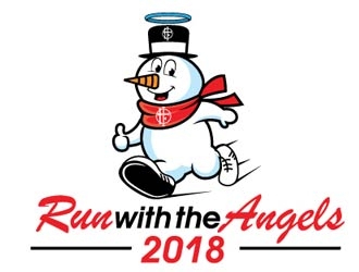 Run with the Angels 2018 logo design by shere