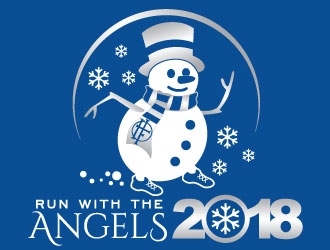 Run with the Angels 2018 logo design by ruki