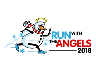 Run with the Angels 2018 logo design by jaize