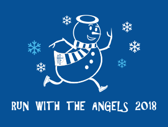 Run with the Angels 2018 logo design by aldesign