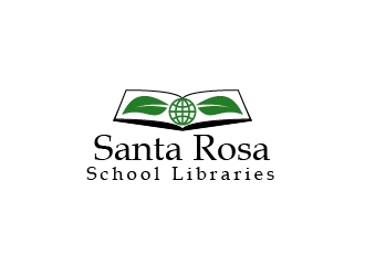 Santa Rosa School Libraries logo design by bcendet