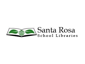 Santa Rosa School Libraries logo design by bcendet