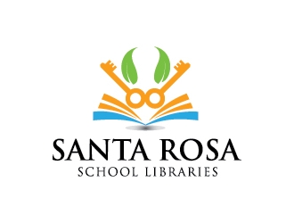 Santa Rosa School Libraries logo design by bcendet