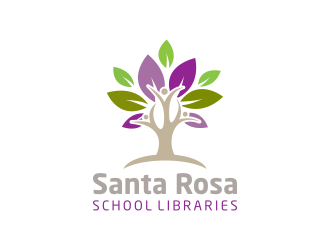 Santa Rosa School Libraries logo design by BlessedArt
