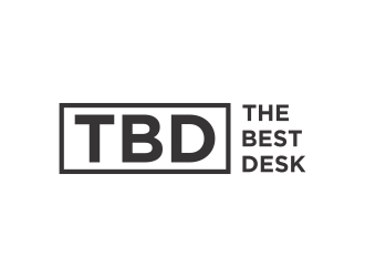 TBD (the best desk) Meeting Space logo design by haidar