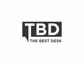 TBD (the best desk) Meeting Space logo design by haidar