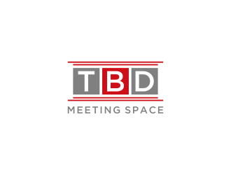 TBD (the best desk) Meeting Space logo design by salis17